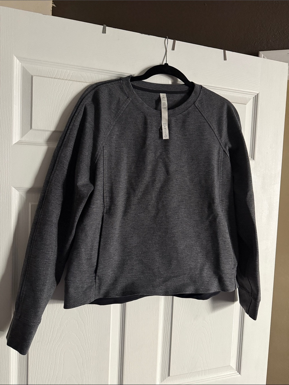 lululemon athletica Dark Gray Crewneck Sweatshirt